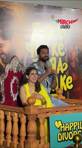 Vicky Kaushal and Sara Ali Khan at trailer launch | JUHU PVR | Zara Hatke Zara Bachke