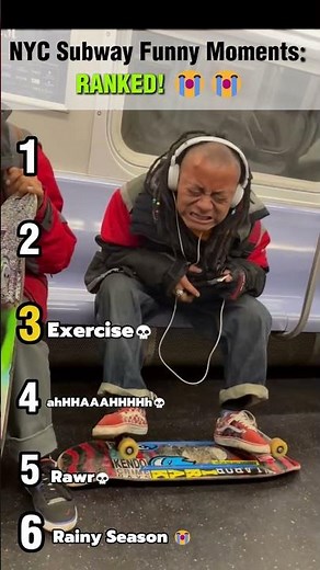 NYC Subway Funny Moments: RANKED! 😭💀