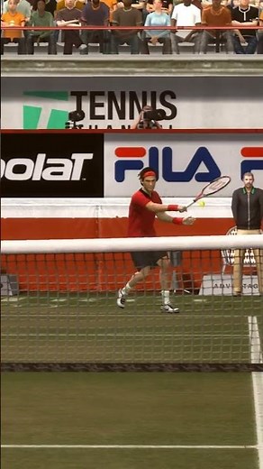 Pete Sampras' amazing diving volley winner against Roger Federer at Wimbledon #TopSpin4 #TopSpin2K25