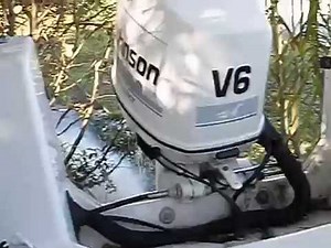 1996 Johnson Evinrude 150 HP V6 Outboard Boat Motor OMC 25" Shaft