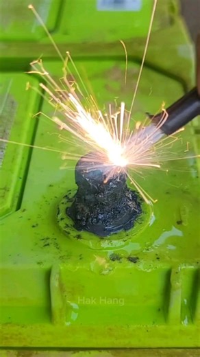 Technical Crafter on Instagram: "The damaged battery head is fully repaired! ⚡ Perfect restoration and ready to power up again 🔋 #BatteryRepair #DIYRepair #ElectricTips #Restoration #PowerFix #TechRepair #Engineering #SatisfyingRepair #FYP #ToolsAndTech"