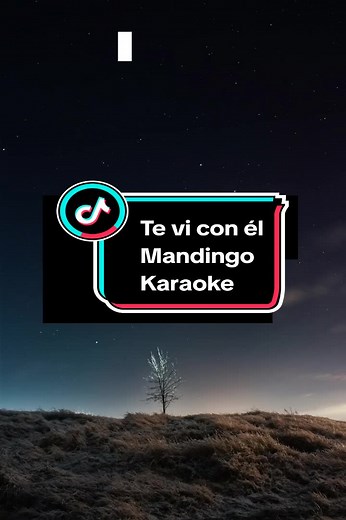 Te vi con él - Karaoke Mandingo Para Cantar