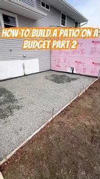 How to Build a Patio on a Budget #diy #constructionchannel #patio #build #howto #stepbystep #viral