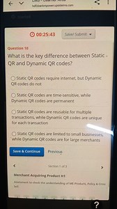 What is the key difference between Static QR and Dynamic QR cod... | Filo
