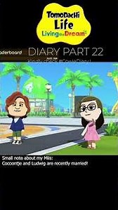 Tomodachi Life Diary 22 - The newlywed's days together #tomodachilife #cowiediary #neeaclyne