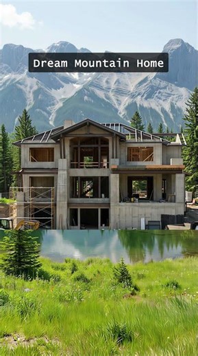 Empty Field ➜ Luxury Snow Cabin