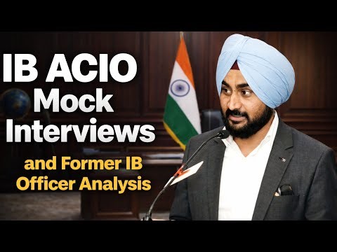 IB ACIO Mock Interview 2025 | IB ACIO Interview Questions | IB ACIO Interview Prep 2026)