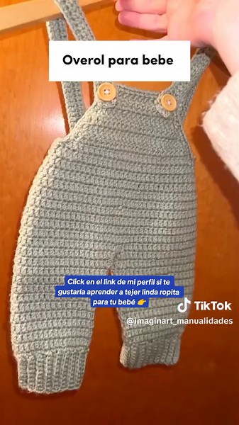 Tejido de Overol para Bebé: Aprende a Crear Ropita Única
