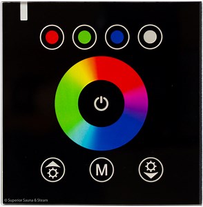 Sauna Chrome Color LED Recessed Light Kit