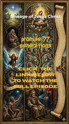 "Jesus' 77 Generation Bloodline REVEALED—From Adam to Christ | The Complete Divine Lineage" #shorts