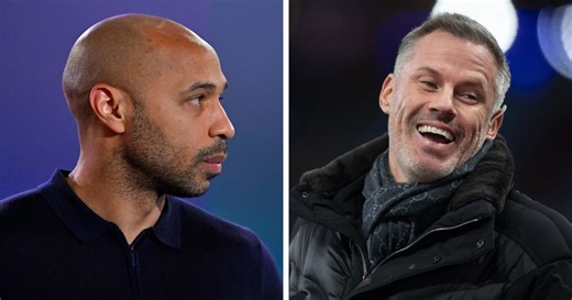 "Say it again" - Jamie Carragher taunts Thierry Henry as Arsenal legend talks about Ligue1 side's Champions League debut