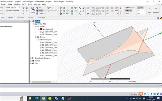 CST与HFSS模型互相导入