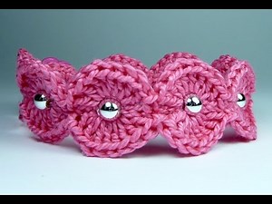 PULSERA CRISTINA Nº 1 DE GANCHILLO