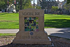 Memorial Park in Pasadena, USA