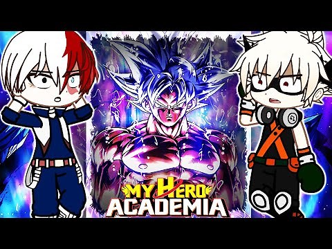 MHA react to Goku || Dragon Ball || Gacha React