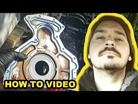 LS ENGINE REAR MAIN SEAL COVER INSTALL - HOW TO