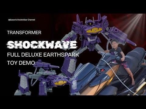 Transformer Shockwave Full Deluxe EarthSpark Toy Demo‪@hasbroUS‬ ‪@HasbroAustralia‬