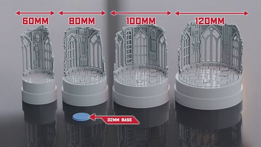 Hero-Stand Display Plinths