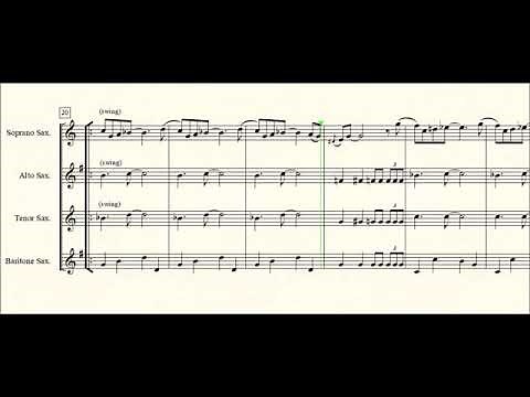 Harlem Nocturne for Saxophone quartet