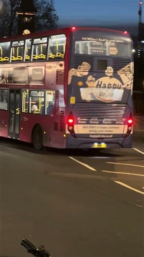 Go Ahead London Enviro 400 MMC SN18KLV departing Canada Water Bus Station on rail replacement DLR4