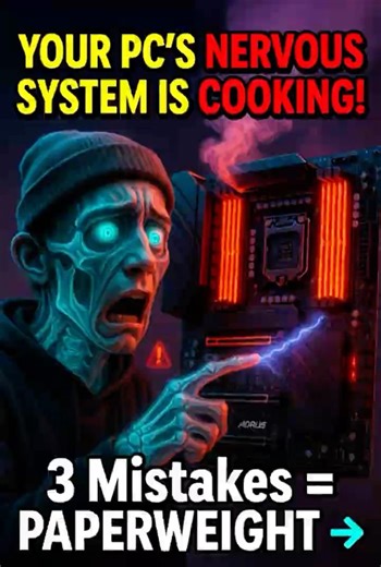 YOUR PC’S NERVOUS SYSTEM IS COOKING! 🔥 3 Mistakes = PAPERWEIGHT