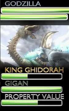 Godzilla's Brutal Fight with Healthbars #godzilla #kaiju #animation #healthbars #blender #3d