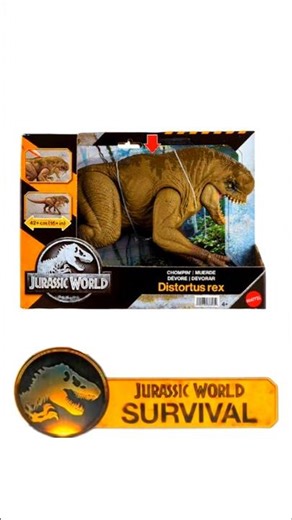NEW JURASSIC WORLD SURVIVAL CHOMPIN DISTORTUS REX INBOX IMAGES!! #shorts #jurassicworld