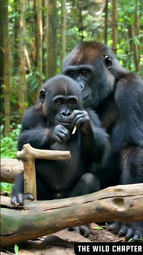Baby Mountain Gorilla at Play | Virunga National Park Realism 🦍✨