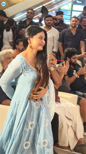 Sruthilakshmi looks stunning in a sky blue churidar #actresses #sruthilakshmi