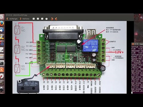 Limitswitches on a Mach3 BOB Wire and Install