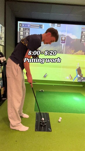 Evening Golf Practice Session: Focus on Short Irons