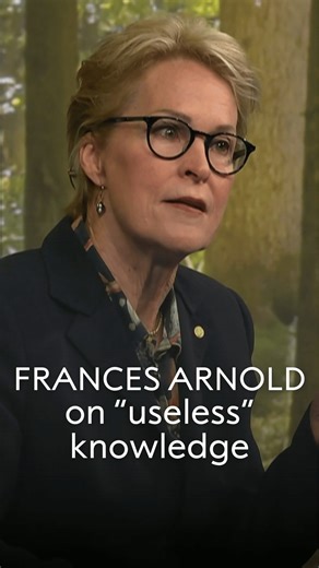 "Someone has to do the exploration of knowledge just for knowledge's sake." Frances Arnold reminds us that even if knowledge seems useless today, it may become essential tomorrow – often in ways we can’t yet imagine. Arnold joined us at Nobel Prize Dialogue to discuss the usefulness of useless information. Watch the full session: https://bit.ly/4bRWCmk #IWD2026 #IWD | Nobel Prize
