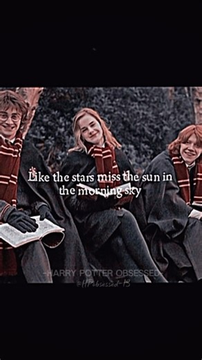 Golden trio 🥹🫶 (ignore bad quality) #harrypotter #goldentrio