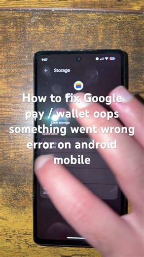 How to fix Google pay / wallet oops something went wrong error on android mobile
