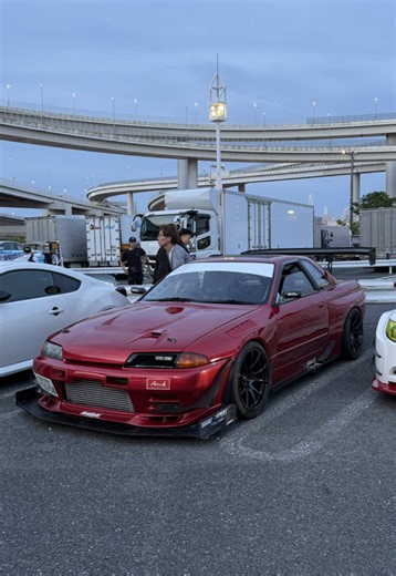 Customized R32🔥 ・ ・ ・ #r32 #r32gtr #r32skyline #gtr #jdm #jdmcars #jdmcarsoftiktok #daikoku #daikokupa #carmeet #carmeetup
