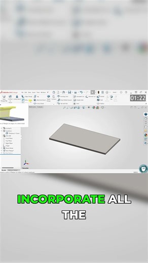 Edge Flange or Miter Flange? Choose Wisely #sheetmetal #fabrication #shorts