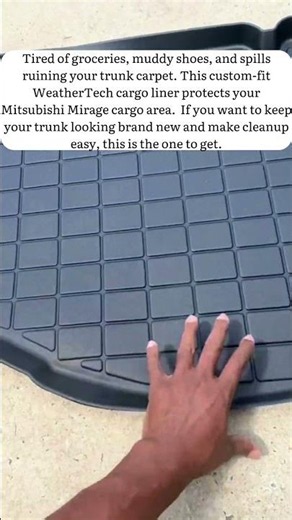 Best Trunk Liner for Mitsubishi Mirage? WeatherTech Hands-On Test