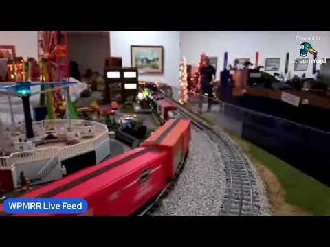 West Plains Model Railroad Club's Christmas Display Steam! (12/22/25
