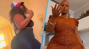 “Beauty overload”: Plus-size lady shakes heavy behind as she dances, men drool