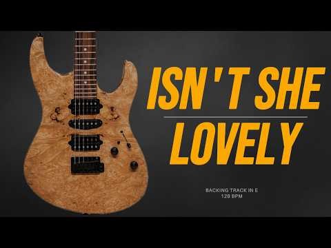 Isn’t She Lovely Backing Track in E | Stevie Wonder Style