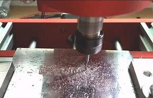 Watch Video of engraving aluminum plate with 1310 CNC Router on Amazon Live