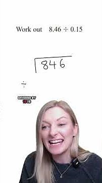 How to divide by a decimal without a calculator #gcsemaths #maths