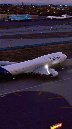 Boeing 747 liftoff from LAX | Microsoft Flight Simulator