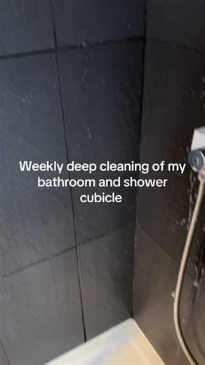 Deep cleaning of my bathroom and shower cubicle #fyp #cleaningtiktok #deepcleantok #bathroomclean#showercubicleclean