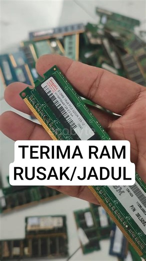 Terima rongsok elektronik RAM rusak atau jadul #shorts #memory #gold #ewaste #scrap