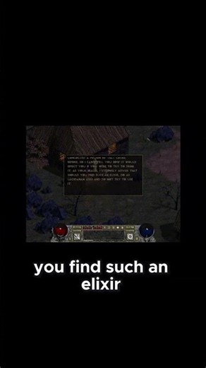 (Diablo 1) Healer's Warning: Don't Drink the Golden Elixir