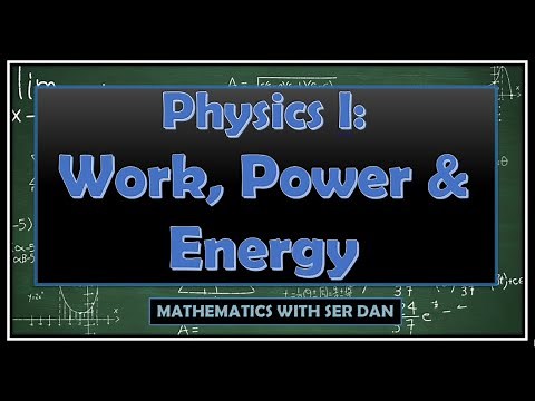 Physics I | WORK POWER ENERGY- WORD PROBLEMS
