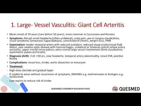 Quesmed MRCP Part 1 Course - Rheumatology Lecture