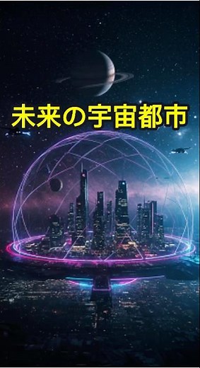 AIが描いた未来の宇宙都市(Video Ver.)