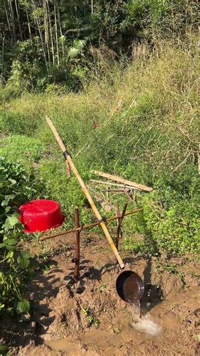 Bamboo Hammer's Bang! Water-Powered Bird Control Safe for Crops